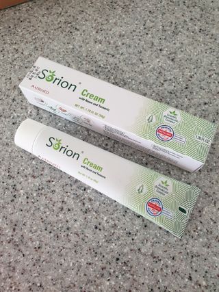건선/아토/습진/민감성 피부 천연보습진정크림 소리온 크림 & 센시티브 크림 50g — 5점을 준 리뷰어가 2022년 1월 올린 사용 사진