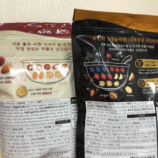 씨알푸드 씨알로 그래놀라 2종 후르츠+크랜베리 아몬드 — 5점을 준 리뷰어가 2022년 7월 올린 사용 사진