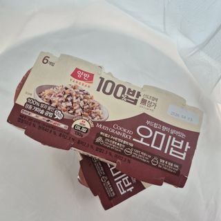 [구매평]양반 동원 양반 100밥 오미밥, 130g, 12개 — 5점을 준 리뷰어가 2025년 4월 올린 사용 사진