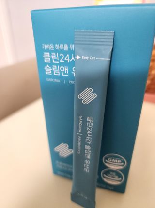 클린24시간 슬림앤유산균 1박스 (3.5g X 15포) — 5점을 준 리뷰어가 2023년 5월 올린 사용 사진