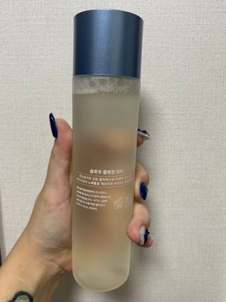 슬로우 스킨스 슬로우 화산송이 클렌징 워터 — 5점을 준 리뷰어가 2021년 6월 올린 사용 사진
