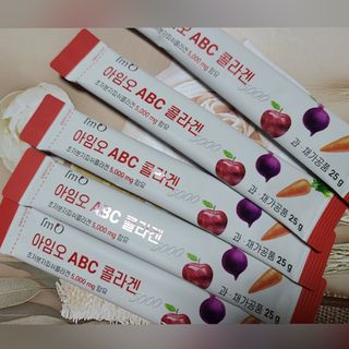 아임오 ABC 콜라겐 젤리 14포 — 5점을 준 리뷰어가 2021년 11월 올린 사용 사진