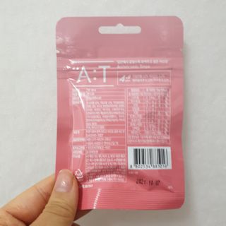 입 냄새 완화에 도움을 주는 에티켓 캔디 복숭아맛 앳캔디 — 4.5점을 준 리뷰어가 2020년 12월 올린 사용 사진