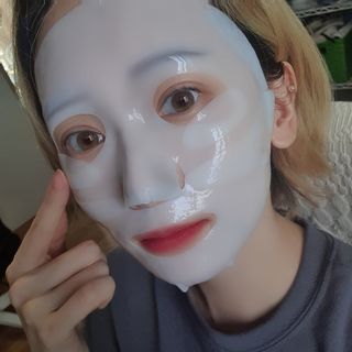 더마픽스 리얼 콜라겐 마스크팩 4종 각 1매 [총 4매] — 5점을 준 리뷰어가 2021년 9월 올린 사용 사진