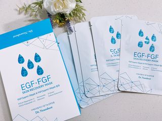 Dr.느루벗 느루벗 EGF FGF 스킨 리커버리 마스크 10장 — 5점을 준 리뷰어가 2021년 3월 올린 사용 사진