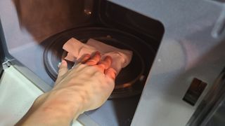 햅스 세균없는 주방 대형 2팩, HAPS sanitizer wipe — 5점을 준 리뷰어가 2022년 1월 올린 사용 사진