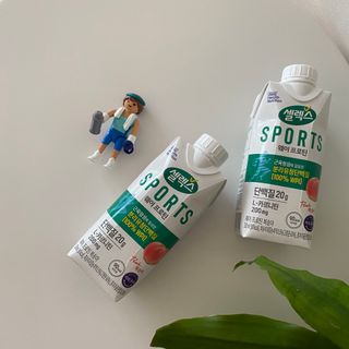 셀렉스스포츠 셀렉스 스포츠 웨이 프로틴 복숭아_ 330ml x 12팩 — 4.5점을 준 리뷰어가 2021년 4월 올린 사용 사진