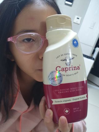 (구패키지)카프리나 프레쉬 산양밀크 어메이징 바디워시 500ml(오리지널향) — 5점을 준 리뷰어가 2023년 2월 올린 사용 사진
