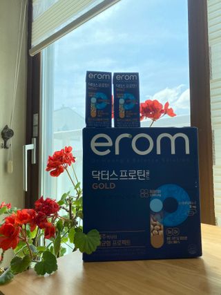 이롬 erom 닥터스 프로틴 골드 — 5점을 준 리뷰어가 2021년 5월 올린 사용 사진