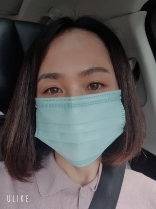 에어에이드 컬러 덴탈 마스크 — 5점을 준 리뷰어가 2021년 8월 올린 사용 사진