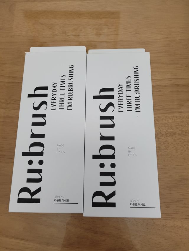 러브러쉬 칫솔 Rubrush toothbrush 리뷰 사진