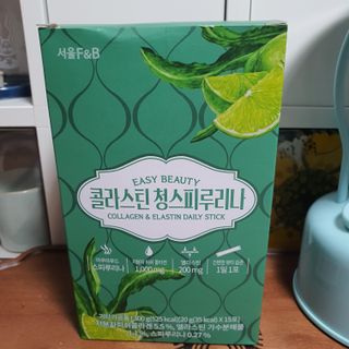 서울에프엔비 콜라스틴 3종 뷰티젤리스틱 45입 [ABC핏 15입 /  석류핏 15입 / 청스피루리나 15입] — 5점을 준 리뷰어가 2021년 7월 올린 사용 사진