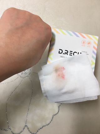 디레시피 세안이 필요없는 순한 클렌징 티슈 — 5점을 준 리뷰어가 2021년 1월 올린 사용 사진
