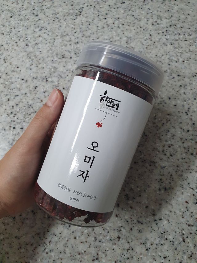 차안애 건오미자 오미자차 대용량 250g 리뷰 사진