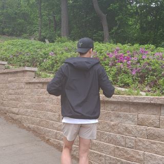 크노텐 후디집업자켓(다이어트땀복) — 5점을 준 리뷰어가 2022년 4월 올린 사용 사진