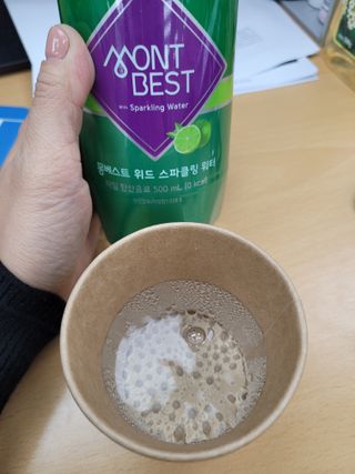 몽베스트 Montbest with Sparkling water Lime20병 — 5점을 준 리뷰어가 2021년 10월 올린 사용 사진