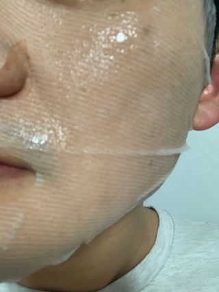 [후르디아] 골라쓰는 비건마스크팩 2종 -백년초 / 망고 — 5점을 준 리뷰어가 2022년 1월 올린 사용 사진