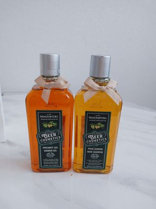 체코 비건화장품 마뉴팍투라 향좋은 천연 맥주샴푸 맥주샤워젤 — 4.5점을 준 리뷰어가 2022년 5월 올린 사용 사진