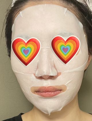 ODEAR ENDERMIC FILL-IN MASK 오데어 엔더믹 필인마스크 — 5점을 준 리뷰어가 2022년 4월 올린 사용 사진