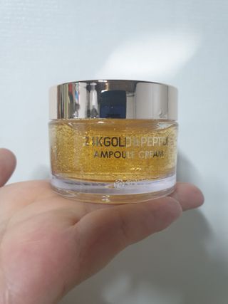 아이앤립 / EYENLIP 아이앤립 24K 골드 N 펩타이드 앰플 크림 — 5점을 준 리뷰어가 2021년 4월 올린 사용 사진