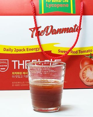 제이제이바이오 더단마토 프리미엄주스 100ml 30팩입 - 무설탕 스테비아 토마토즙 — 4.5점을 준 리뷰어가 2021년 11월 올린 사용 사진