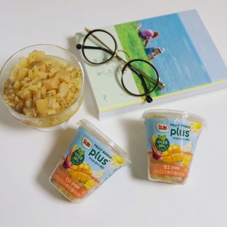 돌 Dole 식이섬유 플러스 후룻컵 198g 6입 X 2박스 — 4점을 준 리뷰어가 2022년 10월 올린 사용 사진