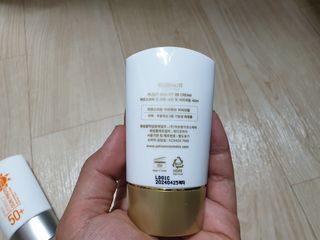 약손명가코스메틱 에오스보떼 퍼펙트 선 프로텍터 선크림 / 인_아웃 스킨 핏 비비크림 세트 구성 — 5점을 준 리뷰어가 2021년 7월 올린 사용 사진