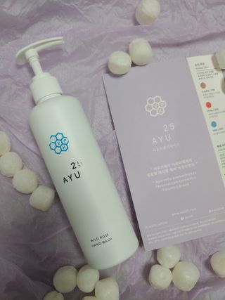 AYU25[아유트웬티파이브]피부 진정, 보습 와일즈 로즈 핸드워시 — 5점을 준 리뷰어가 2021년 5월 올린 사용 사진