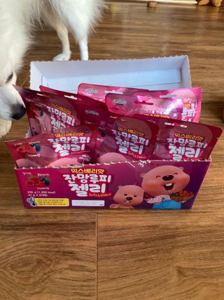 [팔도] 잔망루피젤리 믹스베리맛 42g 8개 — 4.5점을 준 리뷰어가 2022년 1월 올린 사용 사진