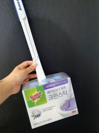 3M 스카치브라이트 크린스틱 베이킹소다 핸들 + 리필 2입 + 캐디 — 5점을 준 리뷰어가 2023년 5월 올린 사용 사진