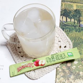 올바이오 [쿠팡 구매] 유기농 애플사이다비니거 애사비 스틱 15p, 300g, 1개 — 5점을 준 리뷰어가 2025년 1월 올린 사용 사진
