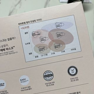 [애니가드] 셋업 메베마스크라이트  (대형 4컬러 + 중형 4컬러) — 5점을 준 리뷰어가 2022년 7월 올린 사용 사진