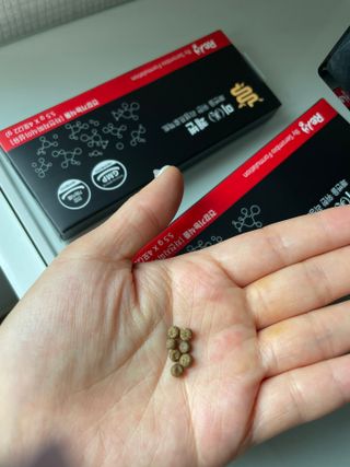 새롬바이오 리생 [미쾌변] 차전자피 식이섬유 건강기능식품 3팩 — 5점을 준 리뷰어가 2021년 6월 올린 사용 사진