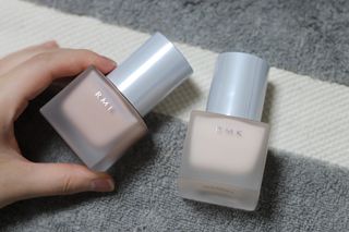 [RMK] 메이크업 베이스 + 리퀴드 파운데이션 — 5점을 준 리뷰어가 2021년 4월 올린 사용 사진