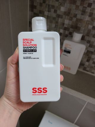 트리플에스 탈모 샴푸 275ml + 실크 트리트먼트 275ml — 5점을 준 리뷰어가 2021년 1월 올린 사용 사진