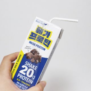 바디랩 프로틴음료 단백질쉐이크 메가프로틴 — 4점을 준 리뷰어가 2022년 4월 올린 사용 사진