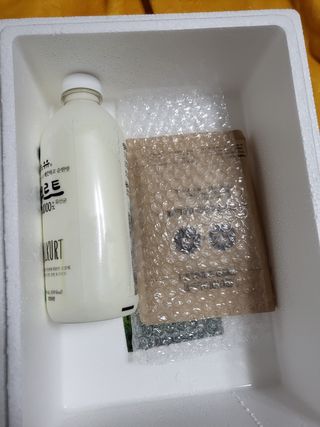숲골 요거트 익는 마을 패밀리 무가당 요구르트 밀쿠르트 1000ml — 5점을 준 리뷰어가 2021년 12월 올린 사용 사진