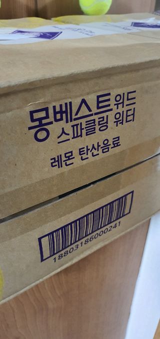 몽베스트 Montbest with Sparkling water Lemon OR Lime 20병(랜덤) — 5점을 준 리뷰어가 2021년 10월 올린 사용 사진