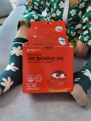 [푸름웰니스] 라바 멀티비타민 구미 36g — 5점을 준 리뷰어가 2022년 5월 올린 사용 사진