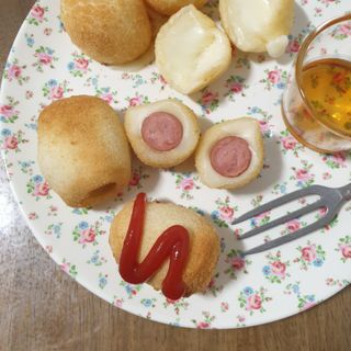 Dog&Ball 독앤볼 [Dog&Ball] 미니찹쌀볼도그 찹쌀치즈볼 — 4점을 준 리뷰어가 2021년 9월 올린 사용 사진