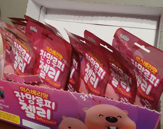 [팔도] 잔망루피젤리 믹스베리맛 42g 8개 — 5점을 준 리뷰어가 2022년 1월 올린 사용 사진