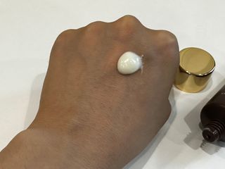 산다화 비타민C 화이트닝 크림 — 5점을 준 리뷰어가 2023년 5월 올린 사용 사진