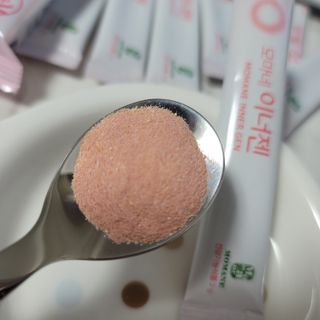 [모마네] 이너뷰티 히알루론산 비오틴 코큐텐 저분자피쉬콜라겐 - 3 g 30포 ★석류맛 — 5점을 준 리뷰어가 2021년 12월 올린 사용 사진