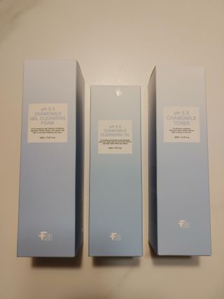 페브유 / FABYOU 페브유 pH5.5 캐모마일 젤 클렌징 폼 + 클렌징 오일 + 토너 3종 세트 — 4점을 준 리뷰어가 2021년 6월 올린 사용 사진
