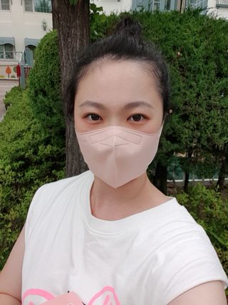 [애니가드] 셋업 메베마스크라이트  (대형 4컬러 + 중형 4컬러) — 4점을 준 리뷰어가 2022년 7월 올린 사용 사진