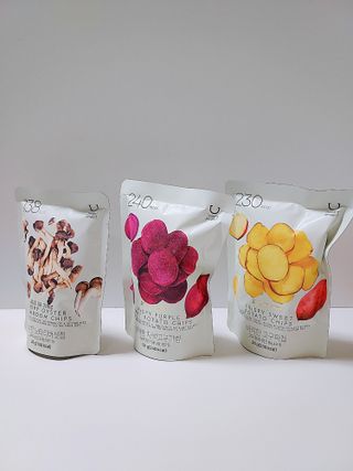 딜라이트 프로젝트 바삭한 원물칩 3종 고구마칩, 자색고구마칩, 느타리버섯칩 [총 6봉지] — 5점을 준 리뷰어가 2022년 3월 올린 사용 사진