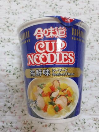 NISSIN 닛신 컵누들  4종 - 씨푸드오리지날, 씨푸드 스파이시, 씨푸드 커리, 씨푸드 XO소스 — 4점을 준 리뷰어가 2021년 11월 올린 사용 사진