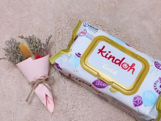 킨도 아기 물티슈 골드 일반형 — 4.5점을 준 리뷰어가 2021년 12월 올린 사용 사진
