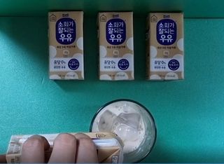 소화가 잘되는 우유 국산 5곡 미숫가루 — 5점을 준 리뷰어가 2021년 9월 올린 사용 사진