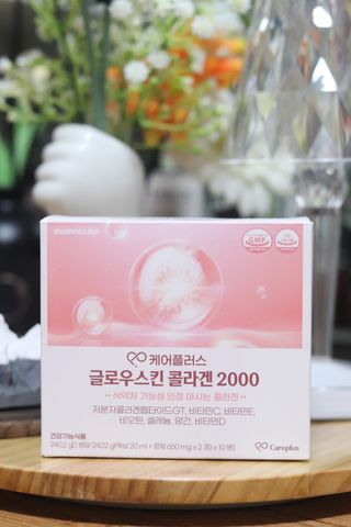 [경남제약헬스케어] 케어플러스 글로우스킨 콜라겐 2000 1박스(10일분) / 피부기능성 이중제형 마시는콜라겐 — 5점을 준 리뷰어가 2024년 7월 올린 사용 사진